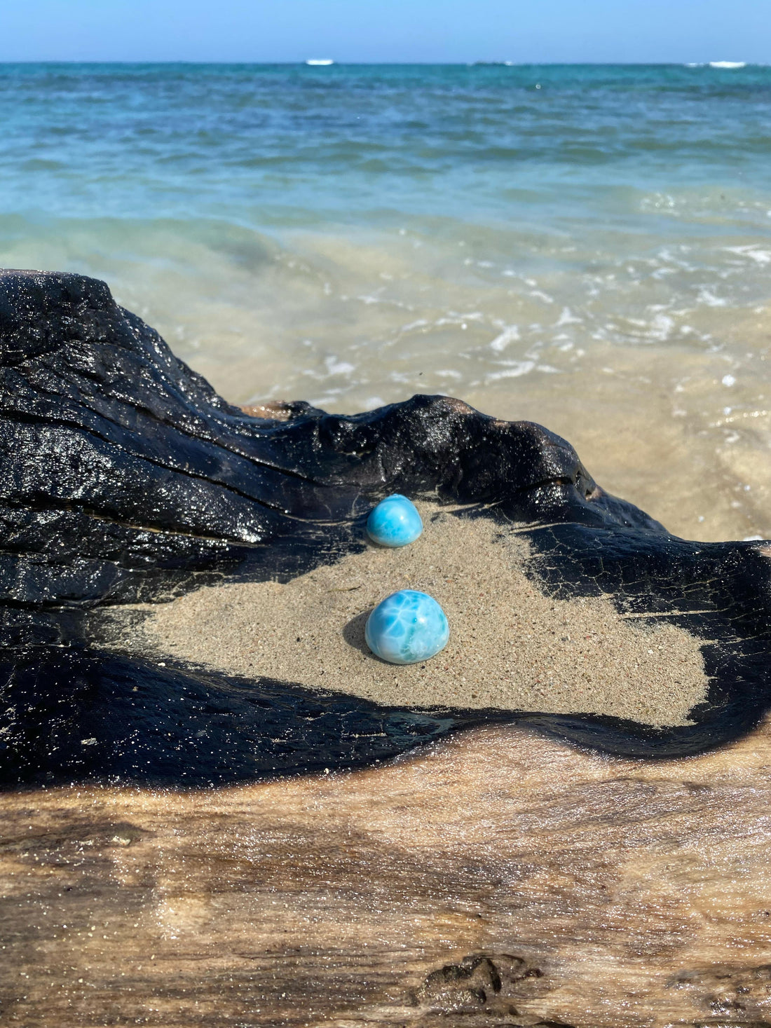 Introduction et expulsion d'un œuf Yoni de Larimar pour une femme